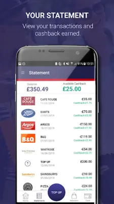 Spree Card android App screenshot 2